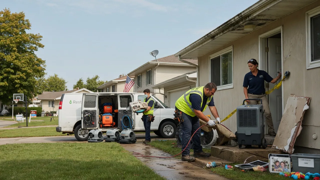 Water Damage Restoration in Treichlers, PA near me